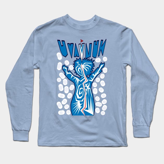 Uvavnuk's Snow Prayer Long Sleeve T-Shirt by Exile Kings 